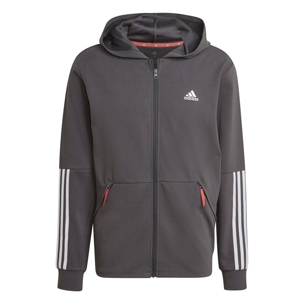 Džemperis vyrams Adidas Motion FZ Hood, pilkas kaina ir informacija | Džemperiai vyrams | pigu.lt