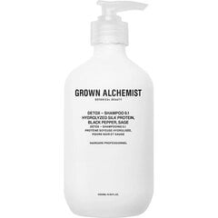 Detoksikuojantis šampūnas Grown Alchemist, 500 ml kaina ir informacija | Šampūnai | pigu.lt