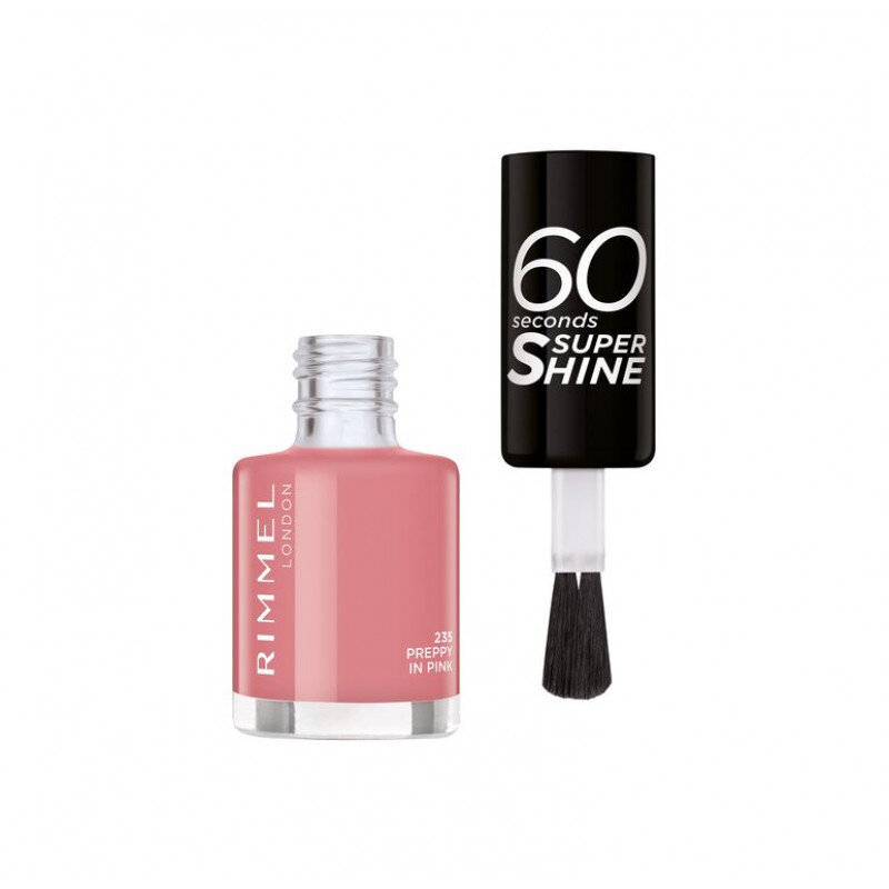 Nagų lakas Rimmel 60 Seconds Super Shine 8 ml, 235 kaina ir informacija | Nagų lakai, stiprintojai | pigu.lt