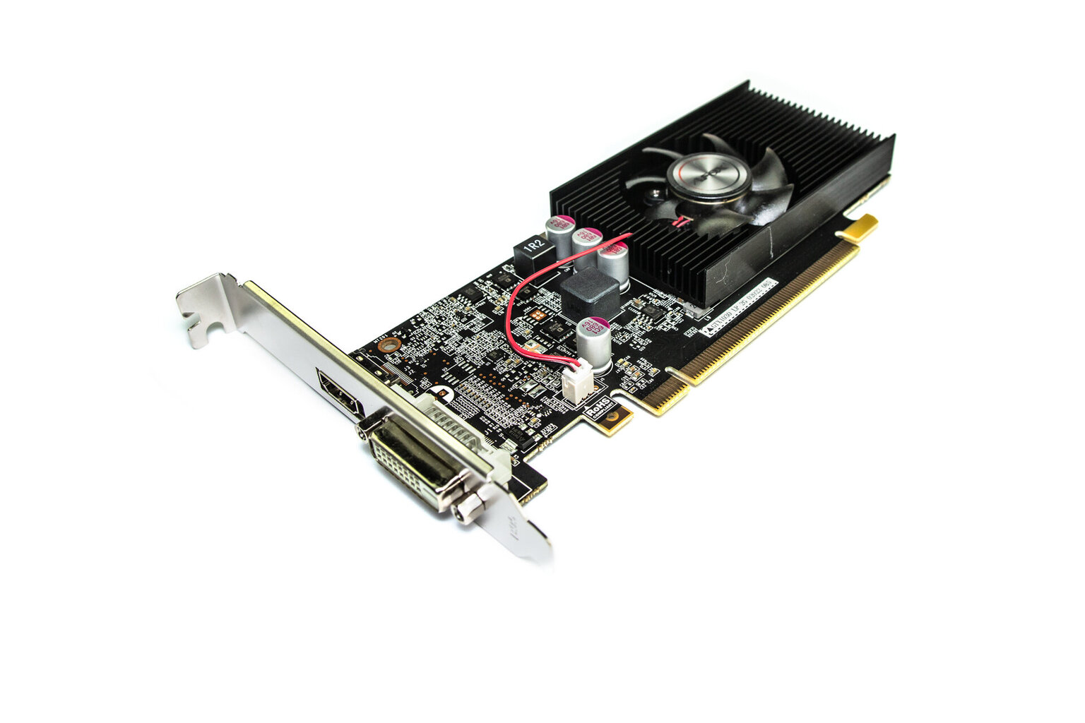 Vaizdo plokštė AFOX Geforce GT1030 2GB GDDR5 64Bit DVI HDMI LP Single Fan L7 AF1030-2048D5L7 kaina ir informacija | Vaizdo plokštės (GPU) | pigu.lt