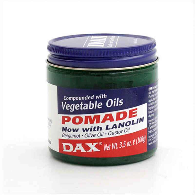 Vaškas Vegetable Oils Pomade Dax Cosmetics, 100 g kaina ir informacija | Plaukų formavimo priemonės | pigu.lt