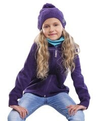 Huppa vaikiškas bluzonas Bennie, tamsiai violetinis kaina ir informacija | Megztiniai, bluzonai, švarkai mergaitėms | pigu.lt