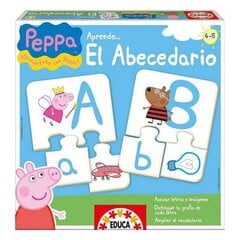 Образовательный набор El Abecedario Peppa Pig Educa 29-15652 (ES) цена и информация | Развивающие игрушки | pigu.lt