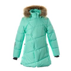 Куртка с натуральным мехом для девочек Huppa 300 г, Rosa 1  17910130*20026, мятная 4741468980805 цена и информация | Куртки, пальто для девочек | pigu.lt