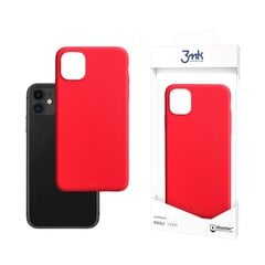 3mk Matt Case, skirtas Apple iPhone 11, raudonas kaina ir informacija | Telefono dėklai | pigu.lt