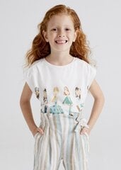 Vaikiški marškinėliai Mayoral 3032*41, baltos spalvos kaina ir informacija | Suknelės mergaitėms | pigu.lt