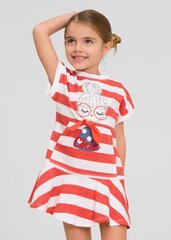 Детское платье Mayoral 3945*15, белое/красное 8445445218351 цена и информация | Платья для девочек | pigu.lt