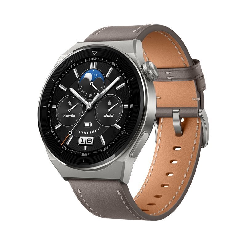 Išmanusis laikrodis Huawei Watch GT 3 Pro, 46mm, Titanium kaina | pigu.lt