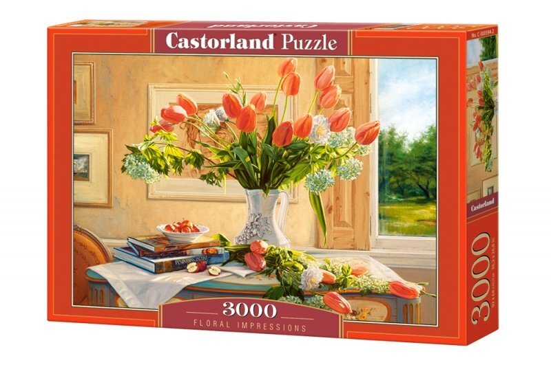 Dėlionė Castorland Floral Impressions 3000 d. kaina ir informacija | Dėlionės (puzzle) | pigu.lt