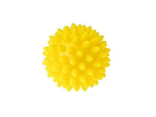 Массажный мяч, желтый, 5,4 см цена и информация | Аксессуары для массажа | pigu.lt