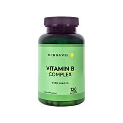 Maisto papildas Herbavel Vitamin B Complex, 120 kapsulių цена и информация | Витамины, пищевые добавки, препараты для хорошего самочувствия | pigu.lt