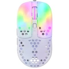 Kompiuterio pelė Xtrfy MZ1, balta kaina ir informacija | Pelės | pigu.lt