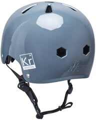 Шлем Alk13 Krypton Glossy, серый/белый цена и информация | Шлемы | pigu.lt