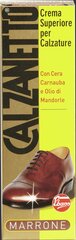 Крем для обуви Calzanetto, коричневый цвет,  50 мл цена и информация | Средства для ухода за одеждой и обувью | pigu.lt