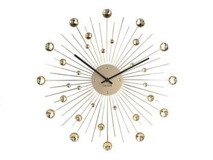 Sieninis laikrodis - Saulės sprogimas, Aukso, 50 cm kaina ir informacija | Laikrodžiai | pigu.lt