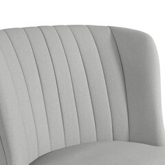 Кресло Novogratz Brittany, светло-серое цена и информация | Кресла в гостиную | pigu.lt