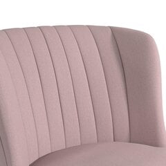 Кресло Novogratz Brittany, розовое цена и информация | Кресла в гостиную | pigu.lt