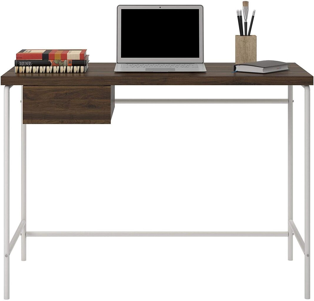 Kompiuterio stalas Novogratz Webster, rudas kaina ir informacija | Kompiuteriniai, rašomieji stalai | pigu.lt