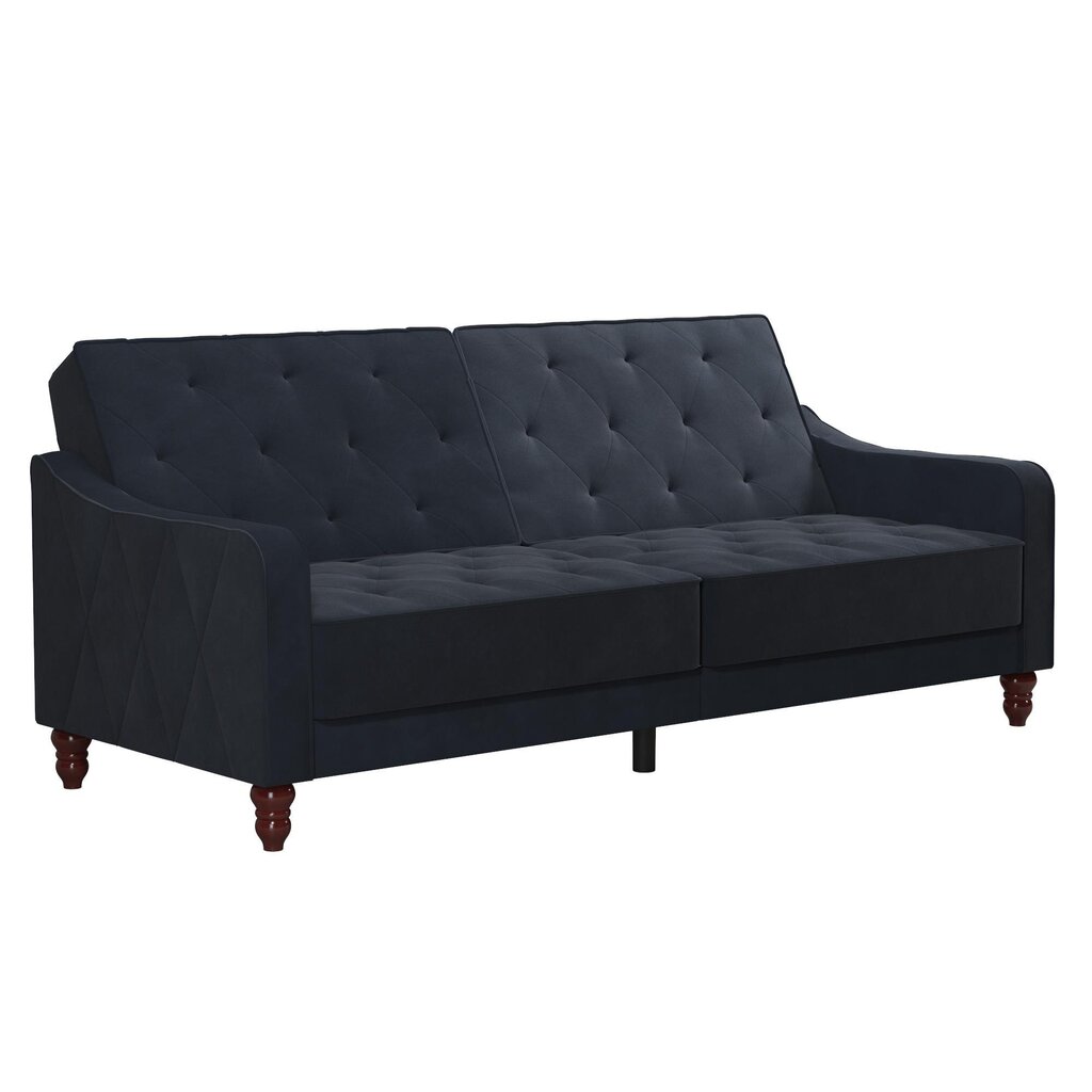 Sofa Novogratz Vintage Tufted, mėlyna kaina ir informacija | Sofos | pigu.lt