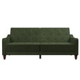 Sofa Novogratz Vintage Tufted, žalia