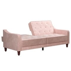 Sofa Novogratz Vintage Tufted, rožinė kaina ir informacija | Sofos | pigu.lt