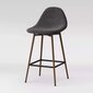 Baro kėdė Copley Project 77, tamsiai pilka kaina ir informacija | Virtuvės ir valgomojo kėdės | pigu.lt