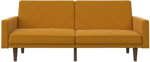 Sofa DHP Paxson, geltona kaina ir informacija | Sofos | pigu.lt