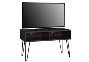 Televizoriaus spintelė Ameriwood Home Owen, tamsiai ruda/juoda kaina ir informacija | TV staliukai | pigu.lt