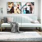 Sofa CosmoLiving by Cosmopolitan Lexington, šviesiai mėlyna kaina ir informacija | Sofos | pigu.lt