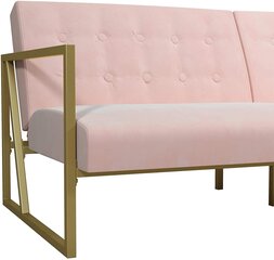 Sofa CosmoLiving by Cosmopolitan Lexington, rožinė kaina ir informacija | Sofos | pigu.lt