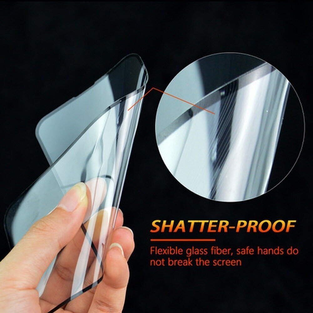 Ekrano apsauga Bestsuit Flexible Hybrid Glass 5D, skirta iPhone 7 / 8 / SE 2020 4,7 colio, balta kaina ir informacija | Apsauginės plėvelės telefonams | pigu.lt