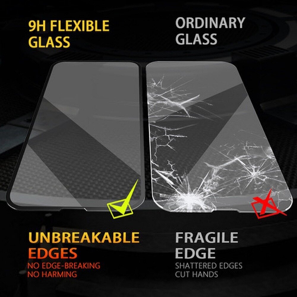 Ekrano apsauga Bestsuit Flexible Hybrid Glass 5D, skirta iPhone 7 / 8 / SE 2020 4,7 colio, balta цена и информация | Apsauginės plėvelės telefonams | pigu.lt