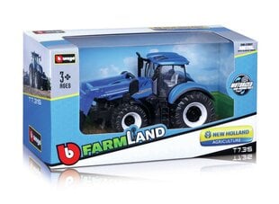 Сельскохозяйственный трактор с фронтальным погрузчиком Bbburago 10 см, 18-31630 цена и информация | Игрушки для мальчиков | pigu.lt