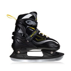 SportVida 4in1 Roller Skates & Ice Skates adjustable size 31-34 carbon bearings ABEC-7 PU 82A wheels Black kaina ir informacija | Riedučiai | pigu.lt