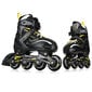 SportVida 4in1 Roller Skates & Ice Skates adjustable size 39-42 carbon bearings ABEC-7 PU 82A wheels Black kaina ir informacija | Riedučiai | pigu.lt