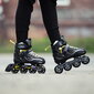 SportVida 4in1 Roller Skates & Ice Skates adjustable size 39-42 carbon bearings ABEC-7 PU 82A wheels Black цена и информация | Riedučiai | pigu.lt