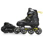 SportVida 4in1 Roller Skates & Ice Skates adjustable size 39-42 carbon bearings ABEC-7 PU 82A wheels Black цена и информация | Riedučiai | pigu.lt