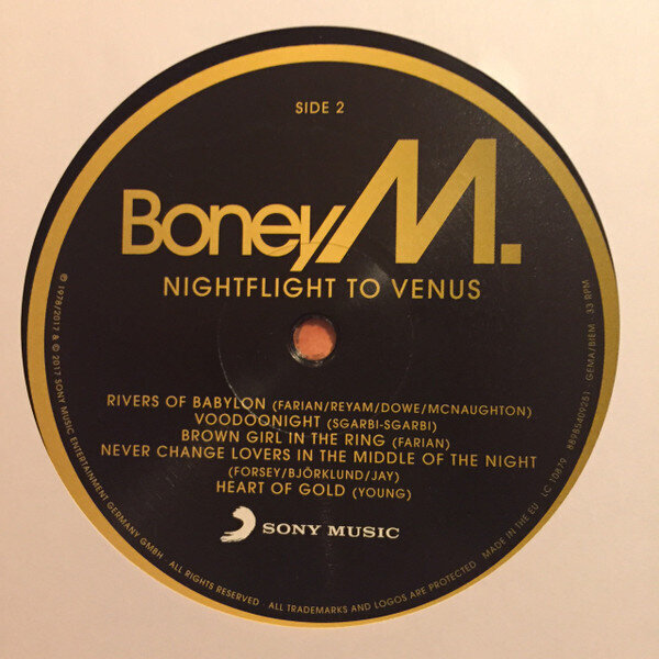 Vinilinė plokštelė Boney M. - Nightflight To Venus, LP, 12" kaina ir informacija | Vinilinės plokštelės, CD, DVD | pigu.lt
