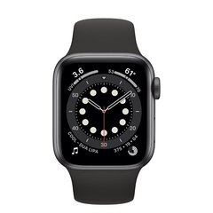 Часы Apple Watch Series 6 40mm GPS, Space Gray (подержанный, состояние A) цена и информация | Смарт-часы (smartwatch) | pigu.lt