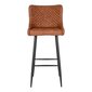 Baro kėdė Dallas, ruda kaina ir informacija | Virtuvės ir valgomojo kėdės | pigu.lt