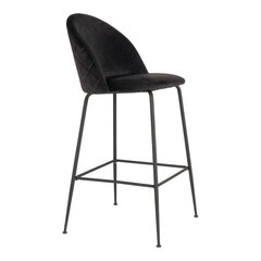 2-jų kėdžių komplektas House Nordic Lausanne, juodas kaina ir informacija | Virtuvės ir valgomojo kėdės | pigu.lt