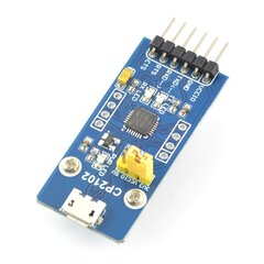 Keitiklis USB-UART CP2102, microUSB prievadas, Waveshare 11325 kaina ir informacija | Adapteriai, USB šakotuvai | pigu.lt