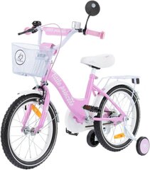 Vaikiškas dviratis TomaBike Little Princess, 16", rožinis kaina ir informacija | Dviračiai | pigu.lt