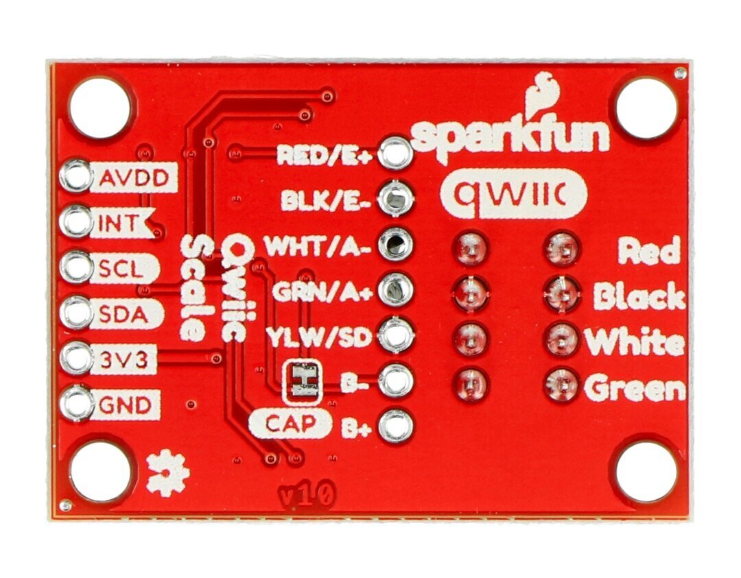 Tensometrinis jutiklis Qwiic Scale NAU7802, SparkFun SEN-15242 цена и информация | Davikliai, jutikliai | pigu.lt