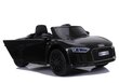 Vaikiškas vienvietis elektromobilis Audi R8 Spyder, juodas kaina ir informacija | Elektromobiliai vaikams | pigu.lt