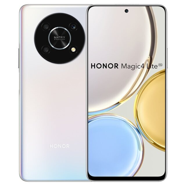 Honor Magic 4 Lite 5G, 128GB, Dual SIM, Silver kaina ir informacija | Mobilieji telefonai | pigu.lt