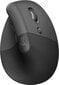 Belaidė pelė Logitech Lift Vertical Ergonomic Mouse, juoda - 910-006473 цена и информация | Pelės | pigu.lt