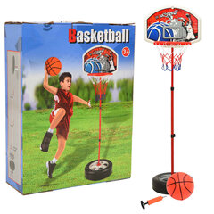 Vaikiškas krepšinio rinkinys, 120 cm, reguliuojamas цена и информация | Баскетбольные стойки | pigu.lt