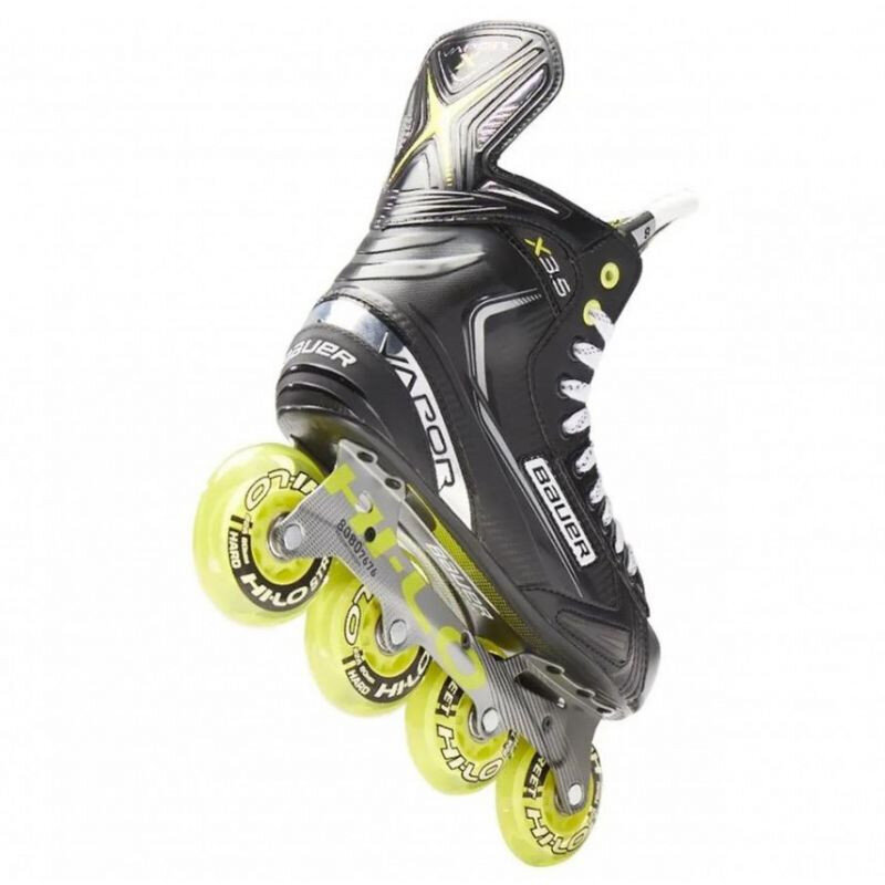 Ledo ritulio riedučiai Bauer Vapor X3.5 Junior, juodi, žali kaina ir informacija | Riedučiai | pigu.lt