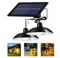 Sodo šviestuvas su saulės baterija ir pultu цена и информация | Lauko šviestuvai | pigu.lt
